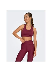 Only Play , Damen , Sport-BH »ONPDAISY SEAM SPORTS BRA - NOOS«, nahtlose Verarbeitung , Rhododendron , N-Gr , L (40) -N-Gr , L (40) , Sport-BH von...