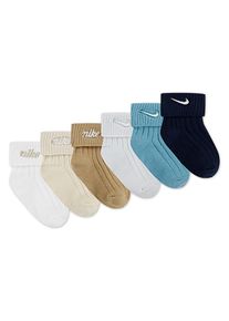 Nike Sportswear , Kinder , Socken »NHN 6PK RIB TURNCUFF INF SOCK für Kinder« 6 Paar tlg. für Kinder , sail , 68/80 (6/12) , 68/80 (6/12) , Socken...