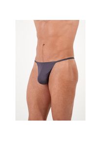 HOM, Damen, G-String &raquo;Plumes&laquo; Mikrofaser, ultrad&uuml;nn, elastisch, anthrazit, XXL, anthrazit, Herren-String von HOM