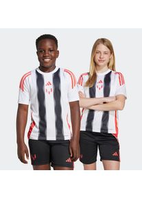 adidas Performance, Unisex, Fu&szlig;balltrikot &raquo;MESSI TR JSY Y&laquo;, White / Semi Lucid Red, 164, White / Semi Lucid Red, Ein feuchtigkeitsabsorbierendes 