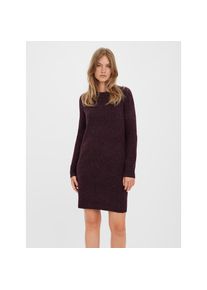 Véro Moda Vero Moda , Strickkleid »VMDOFFY LS O-NECK DRESS GA NOOS« , Winetasting Detail:W. BLACK MELANGE , N-Gr , L -N-Gr , L , Elastisches Material: passt...
