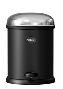 Bin poubelle à pédale 3L Vipp noir
