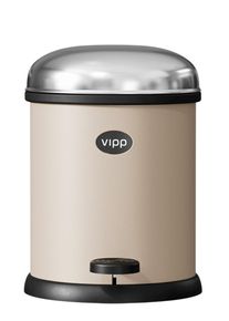 Bin poubelle à pédale 3L Vipp beige