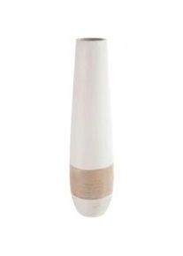 Bodenvase Creme/Hellbraun