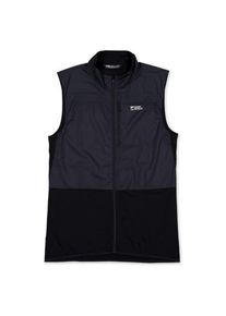 Mons Royale Women's Diversion Merino Wind Vest Cycling vest Women (M, black/blue)