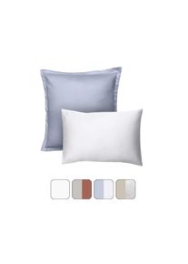 Emma Silken Satin Kopfkissenbezug | Dunkelgrau | 40x80cm