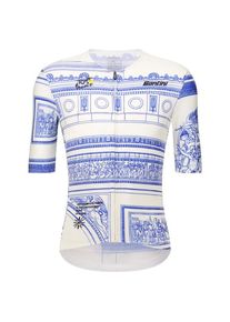 Santini TDF Arrivée Arc De Triomphe Jersey Cycling jersey (XL, purple/white)