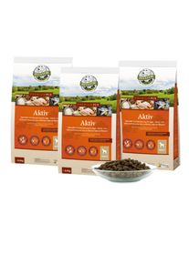 Gluten-free dog food for sporty dogs - PREMIUM PUR Aktiv by Bellfor Dog Food - 2,5 kg (2 purchases + 1 x 2.5 kg free)