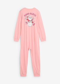 Hel pyjamas til barn med økologisk bomull, rosa, størrelse 128/134, bonprix