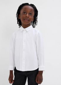 Camicia a maniche lunghe natalizia, Bianco, Taglia 116/122, bonprix