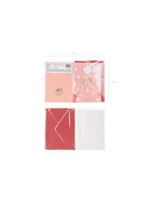 partydeco Card with badge for the Bride Team, 10.5x15 cm