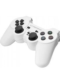 Esperanca Esperanza EGG106W (PC, PS3), Gaming Controller, Weiss, Schwarz