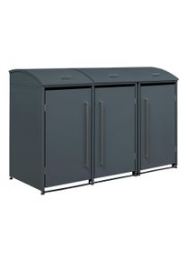 Tchibo - Mülltonnenbox - 211x83x135cm - anthrazit - Stahl