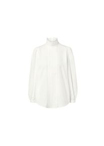 Tchibo - Bluse mit Lochstickerei - Damen - Gr. 42 - weiß