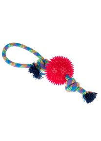 zooplus gioco per cani Basics corda con palla 32x10cm