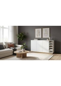 Pickawood Commode blanche sur mesure Mélaminé premium