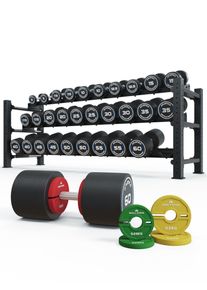RND PRO I Set 6 - Completo | 5 - 60 kg | inclusi dischi flessibili aggiuntivi Set 6 Complete Add-on-Flex Plates