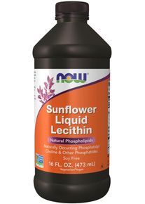 Now Foods Sunflower Liquid Lecithin, 473 ml