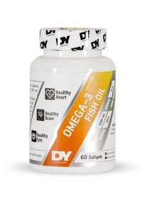 DY Nutrition Omega-3 Fish Oil, 60 Softgels