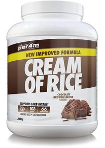 Per4m Cream of Rice, 2000 g Dose, Chocolate Brownie Batter