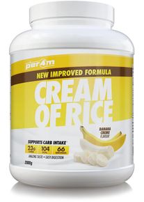Per4m Cream of Rice, 2000 g Dose, Banana Creme
