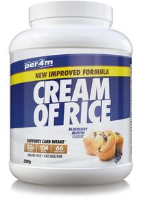 Per4m Cream of Rice, 2000 g Dose, Blueberry Muffin