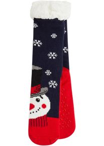 bonprix Calcetines térmicos con forro polar, azul, 35-38