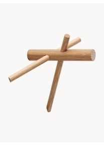 Normann Copenhagen Cabide de parede em madeira Sticks, conjunto de 2 Castanho Madeira L 16 x Alt 15 cm