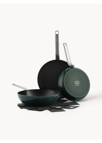 Greenpan Frigideiras com revestimento antiaderente Evolution, conjunto de 3 Verde Metal Conjunto com vários tamanhos
