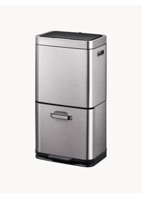 EKO Waste Bin Himalaya with Sensor Function, 35 L + 25 L Silver High-grade steel B 42 x D 31 cm, 35 L + 25 L