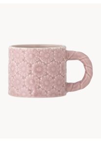 Bloomingville Mini Detský hrnček Benji Ružová, Biela Keramika Ø 8 x V 7 cm