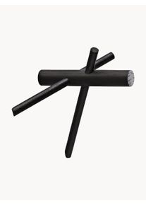 Normann Copenhagen Cabide de parede em madeira Sticks, conjunto de 2 Preto Madeira, Madeira maciça L 16 x Alt 15 cm