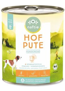 naftie Hof Pute Bio Nassfutter, 6x800g