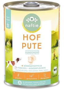 naftie Hof Pute Bio Nassfutter, 12x400g