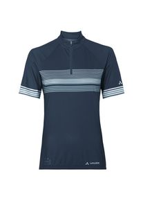 Vaude Women's Posta Half Zip Tricot II Cycling jersey Women (38, blue)