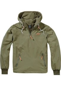 Brandit Luke Windbreaker, textieljas , kleur: olijf , maat: 4XL