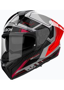 Airoh Matryx Rocket, full face helmet , color: Grey/Red/Black , size: L