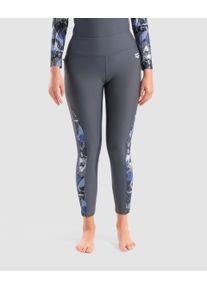 arena Rash Guard - Women - Asphalt-asphalt Multi - Size: 40 - Women's arena Modesty Long Tight