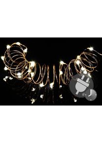 GARTHEN Karácsonyi fénylánc MINI 50 LED időzítővel meleg f.