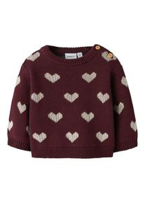 name it Pulóver 'NBFOANA' unisex piros , Méret 56