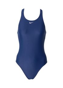 Nike Swim Športové jednodielne plavky 'Fastback' Ženy námornícka modrá / biela XXS-XS