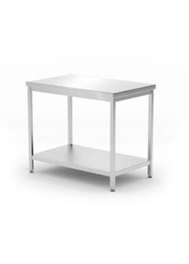 Mesa de trabajo Hendi Kitchen Line con estante base 1000x600x850mm