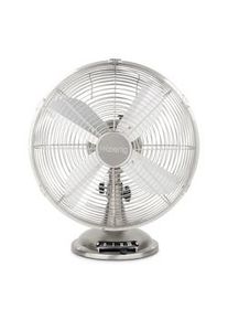 H.Koenig Joe48 Ventilador de mesa fixo e movimentos de 90o, 3velocidades, silencioso 58,55 dB, 4 lâminas