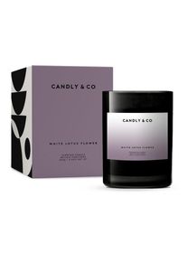 CANDLY & CO - Candela No. 8 Fiore di loto bianco, Muschio Candele 250 g unisex