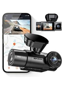 Vantrue N2X LTE Videorekorder (Eingebautes Display, WLAN, Nachtsicht, GPS-Empfänger, Beschleunigungssensor, Eingebautes Mikrofon, 2.7K), Dashcam, 