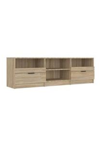 vidaXL Mueble de TV madera contrachapada roble Sonoma 150x33,5x45 cm