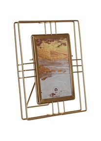 Esprit, Bilderrahmen, Fotorahmen Home Gold Metall Kristall 17,5 x 2,5 x 22,5 cm (12 Stück) (10 x 15 cm)