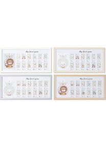 Esprit, Bilderrahmen, Fotorahmen Home Kristall Holz MDF 56,5 x 2 x 27,5 cm (4 Stück)