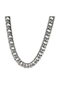 Firetti , Juegendliche , Panzerkette »Schmuck Geschenk Edelstahl Halsschmuck Halskette 9,6 mm breit« , edelstahlfarben , Starker Halsschmuck im...