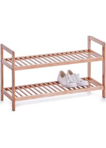 my home, Schuhregal, natur, Bambus, B/H/T: 70 cm x 40 cm x 26 cm, natur